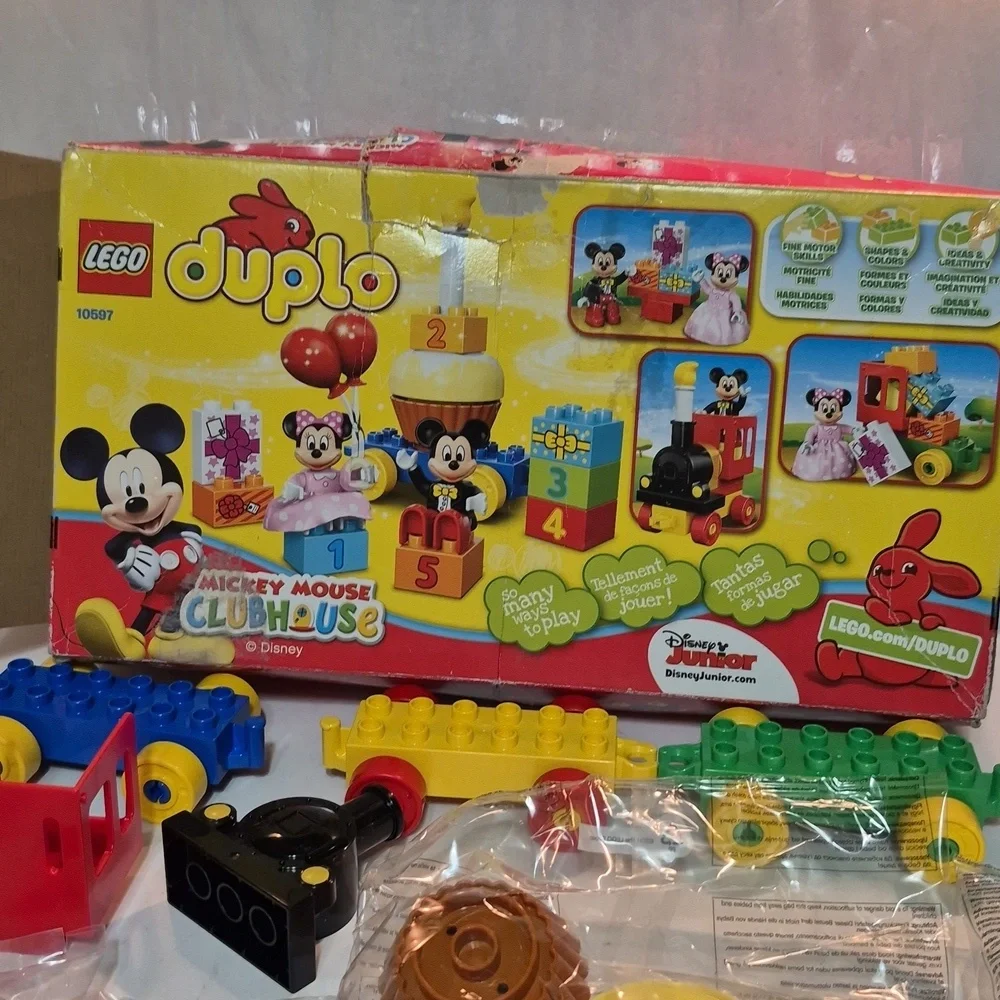 Lego duplo Disney Mickey Mouse Club House. Ages 2-5 New Box Has A Lot Of Wear